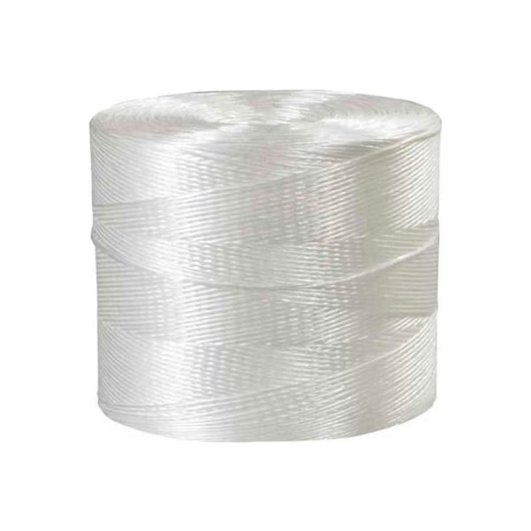 Box Packaging Polypropylene Tying Twine 1 Ply 8500L 145 Lbs. Tensile Strength White TWT850 - main
